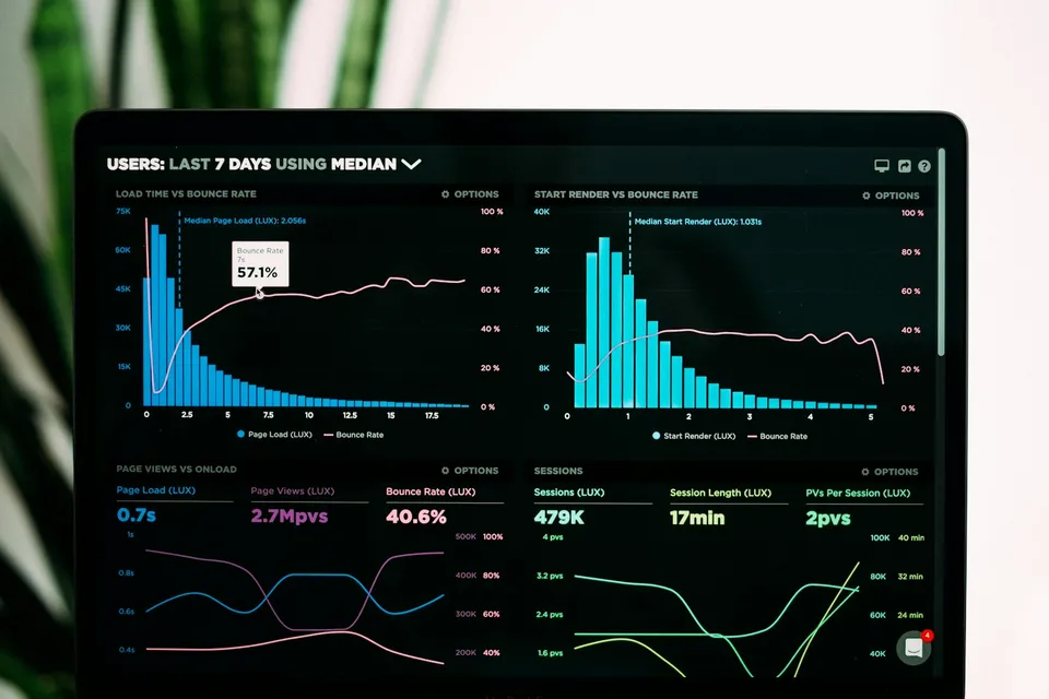 Tableau de bord SEO utilisé pour une consultation de visibilité